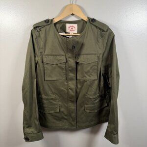 Brooks Brothers Military Utility Jacket Size 10 Olive Green Casual Travel